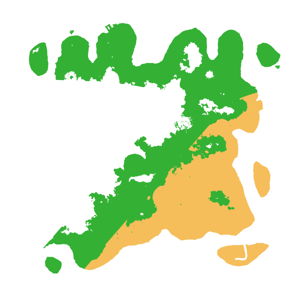 Biome Rust Map: Procedural Map, Size: 3500, Seed: 42701680