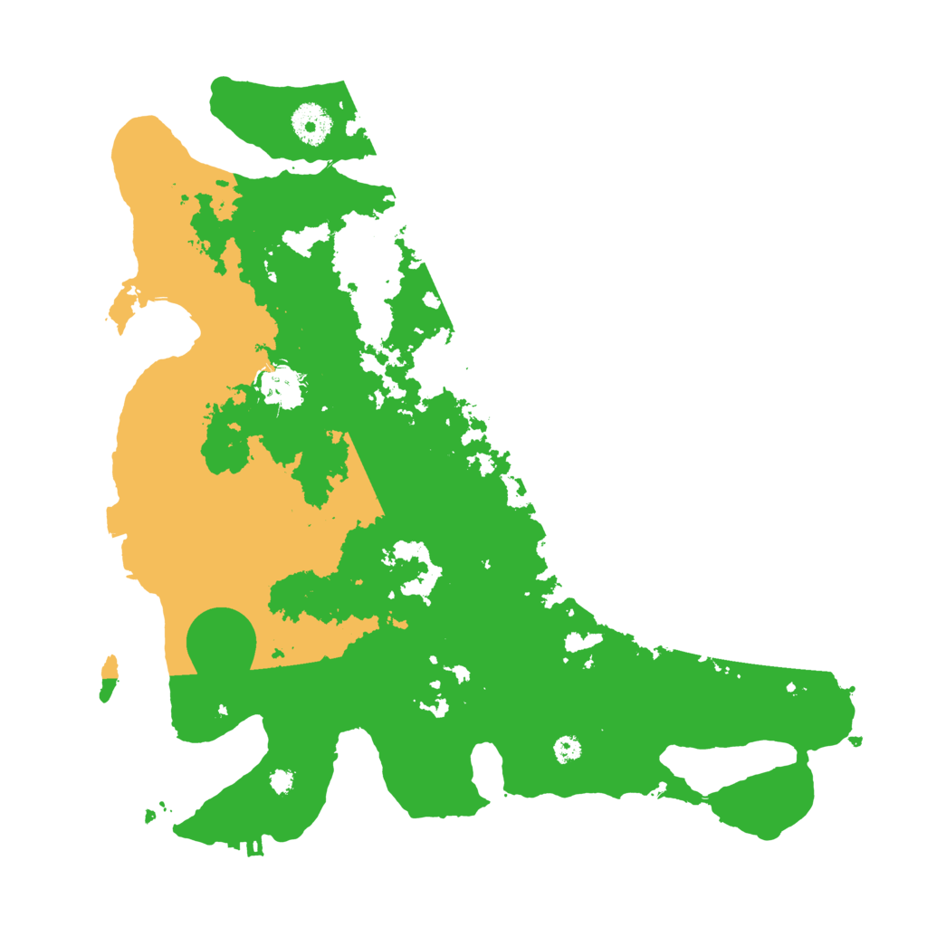 Biome Rust Map: Procedural Map, Size: 3500, Seed: 5365333