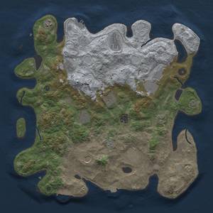 Thumbnail Rust Map: Procedural Map, Size: 4000, Seed: 956513821, 19 Monuments