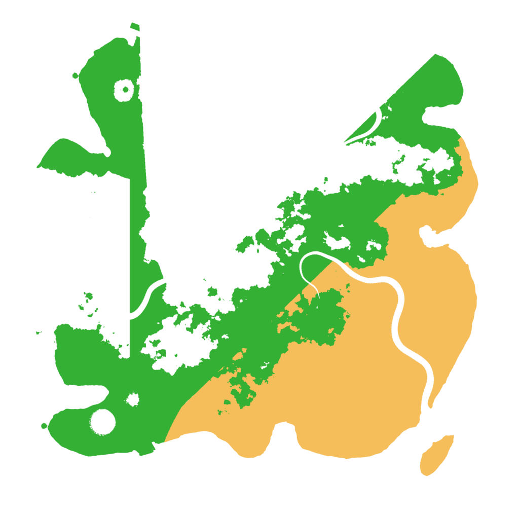 Biome Rust Map: Procedural Map, Size: 3600, Seed: 84153750