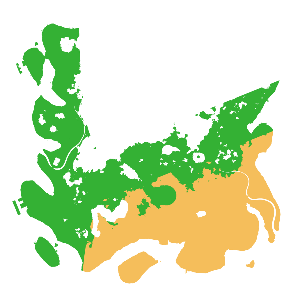 Biome Rust Map: Procedural Map, Size: 4000, Seed: 126403028