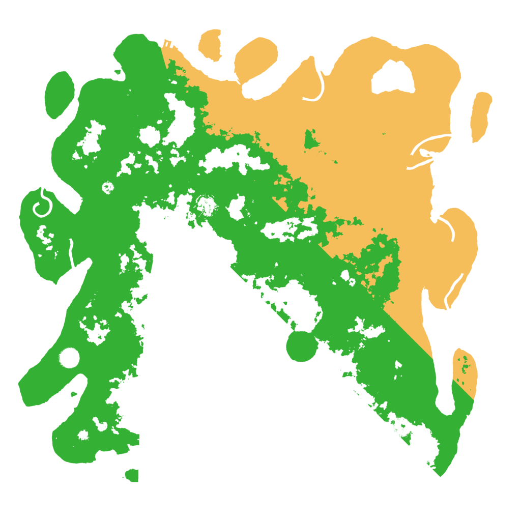 Biome Rust Map: Procedural Map, Size: 4500, Seed: 492416385