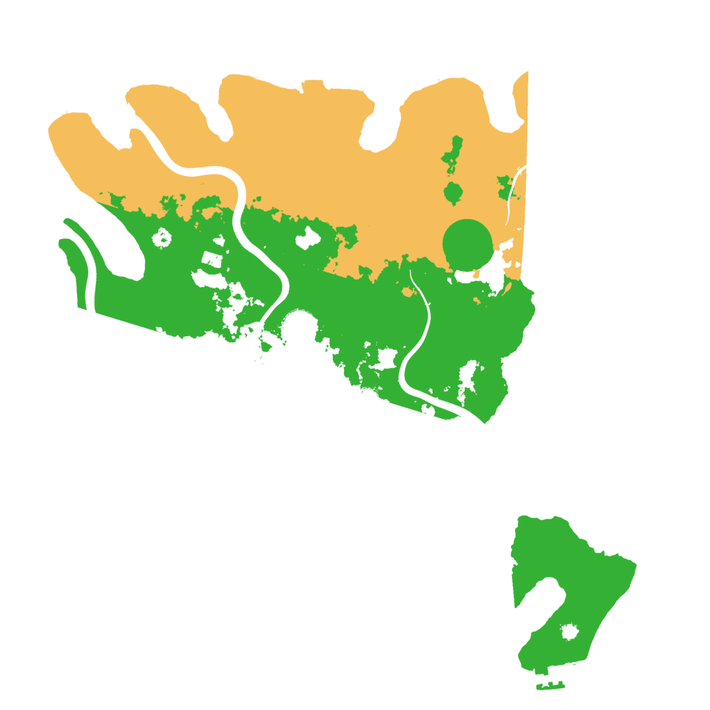 Biome Rust Map: Procedural Map, Size: 3800, Seed: 21663293