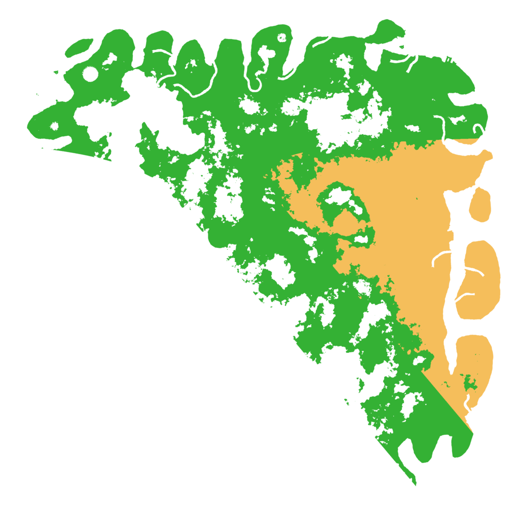 Biome Rust Map: Procedural Map, Size: 6000, Seed: 731295670