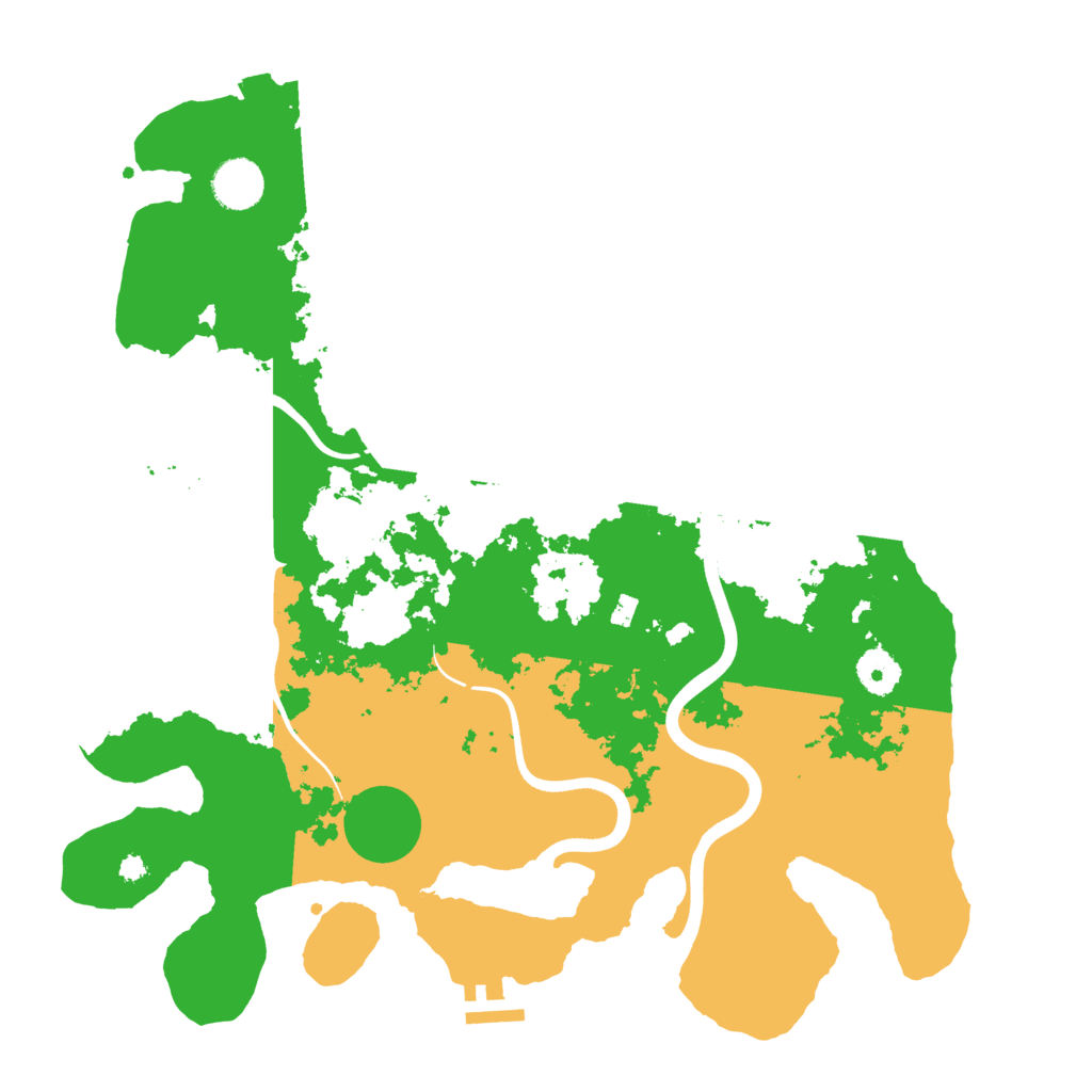 Biome Rust Map: Procedural Map, Size: 3750, Seed: 634196