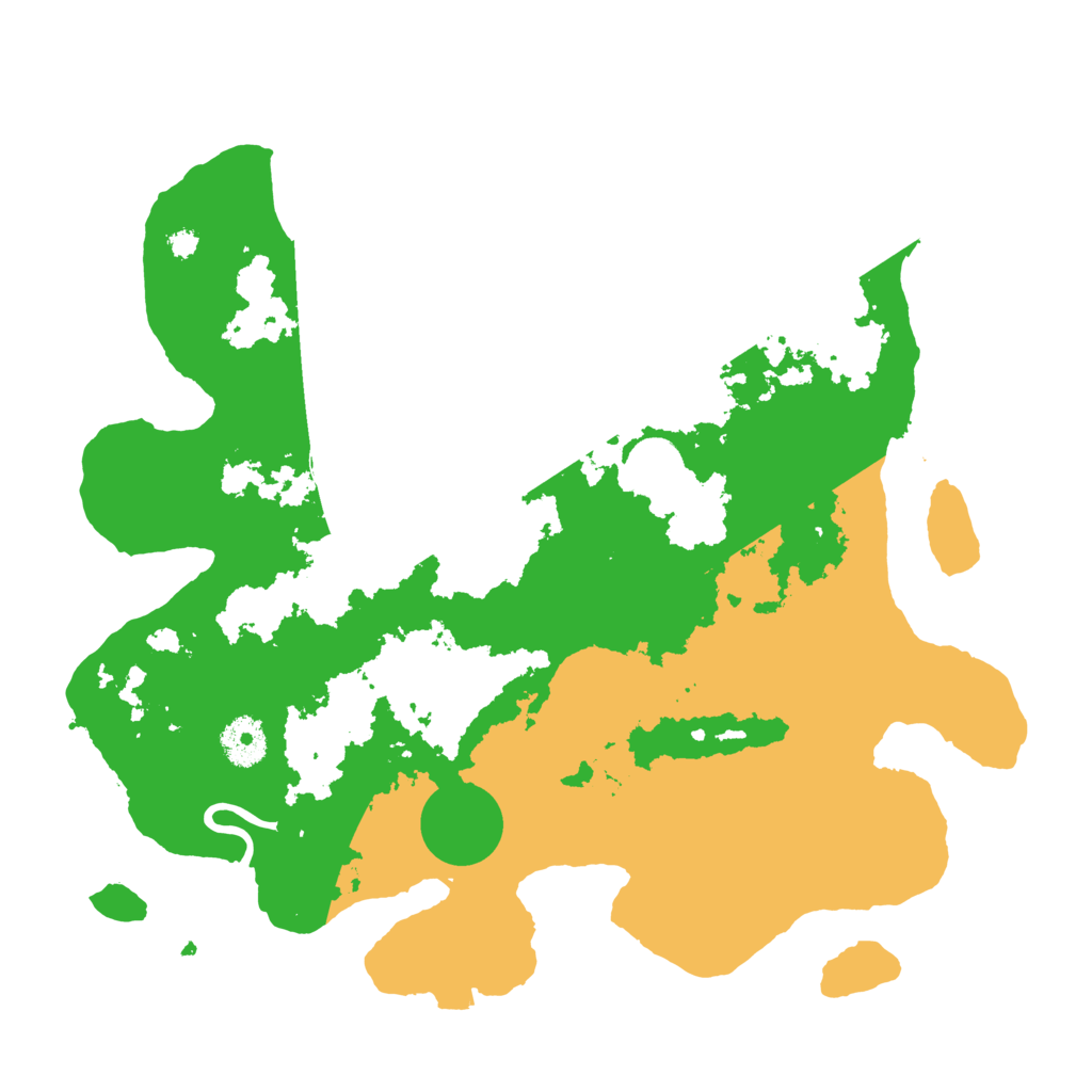 Biome Rust Map: Procedural Map, Size: 3500, Seed: 414245246
