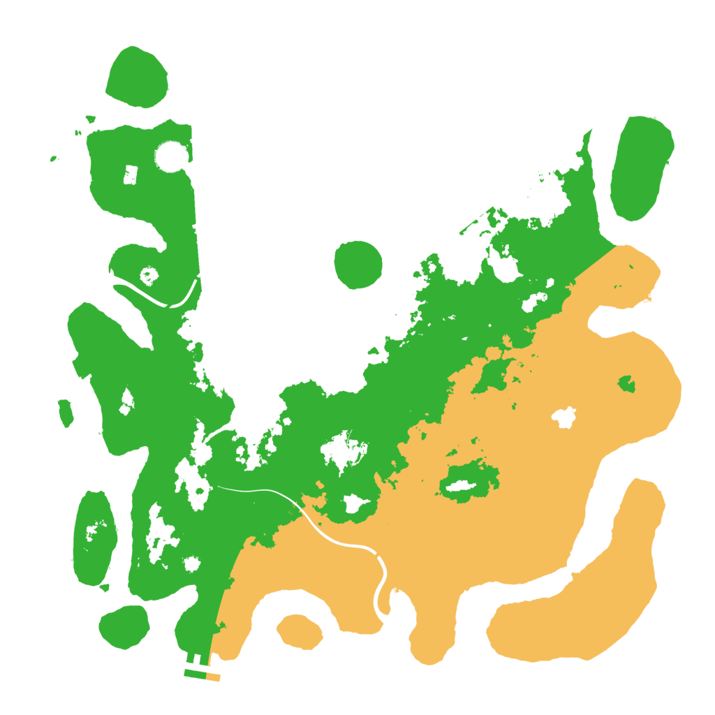 Biome Rust Map: Procedural Map, Size: 4000, Seed: 2026178360