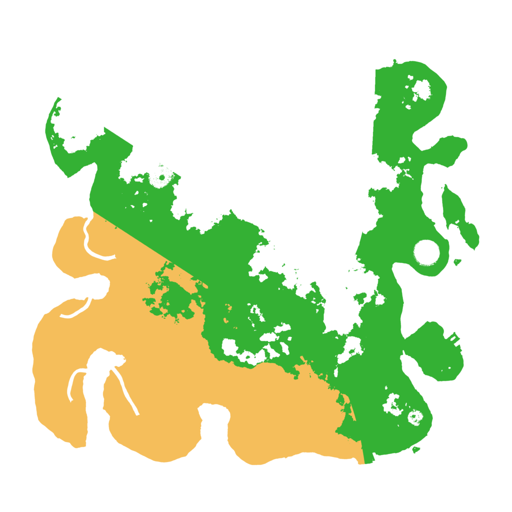 Biome Rust Map: Procedural Map, Size: 3500, Seed: 2137675129