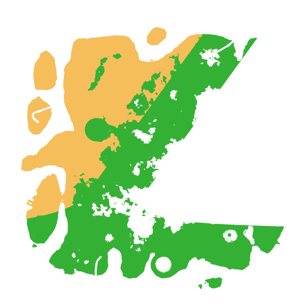 Biome Rust Map: Procedural Map, Size: 3500, Seed: 2145043555