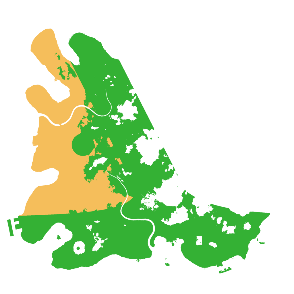 Biome Rust Map: Procedural Map, Size: 3500, Seed: 2103