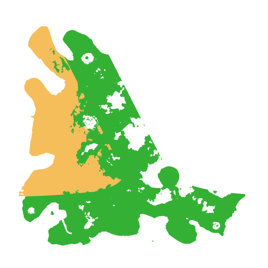 Biome Rust Map: Procedural Map, Size: 3500, Seed: 2103