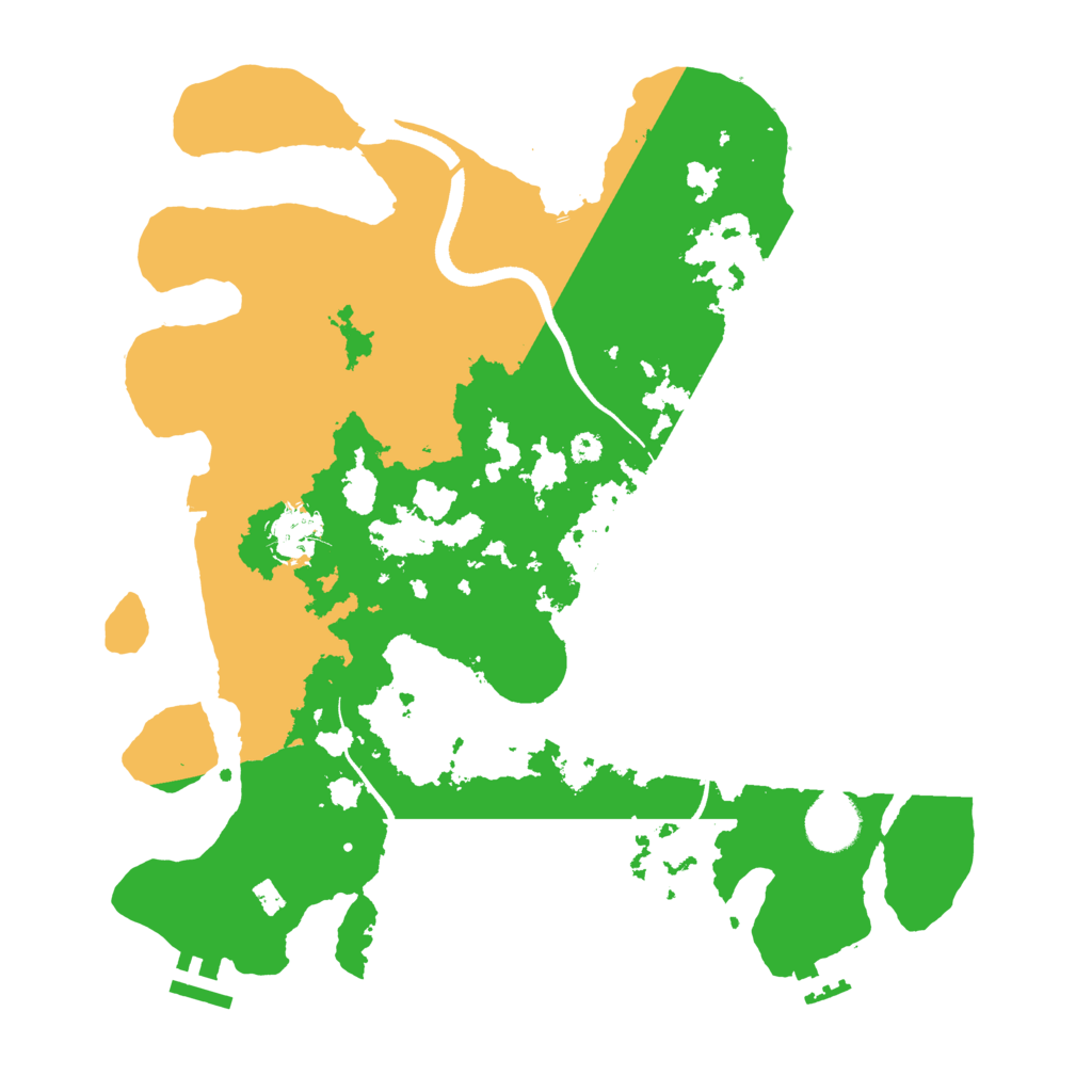 Biome Rust Map: Procedural Map, Size: 3500, Seed: 1256476430