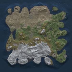 Thumbnail Rust Map: Procedural Map, Size: 3750, Seed: 569054, 18 Monuments