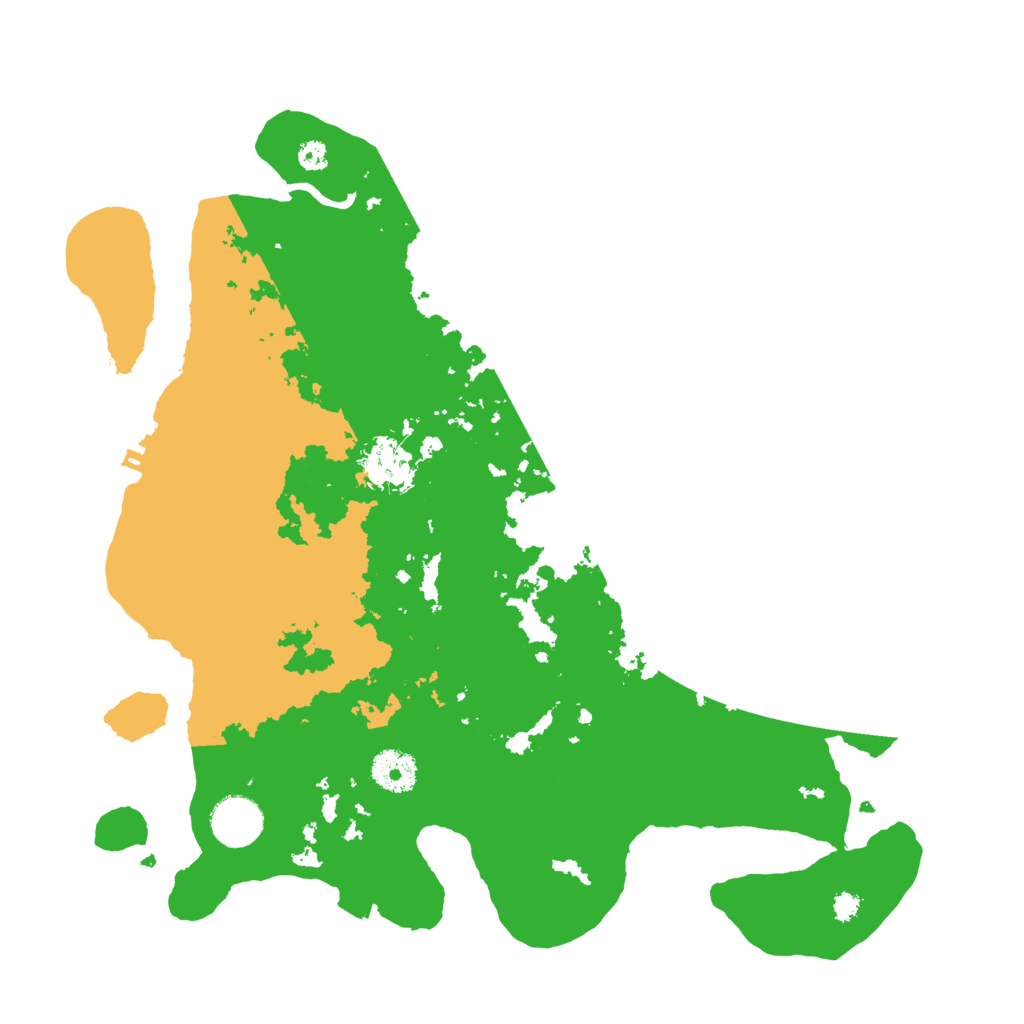 Biome Rust Map: Procedural Map, Size: 3500, Seed: 1142621592