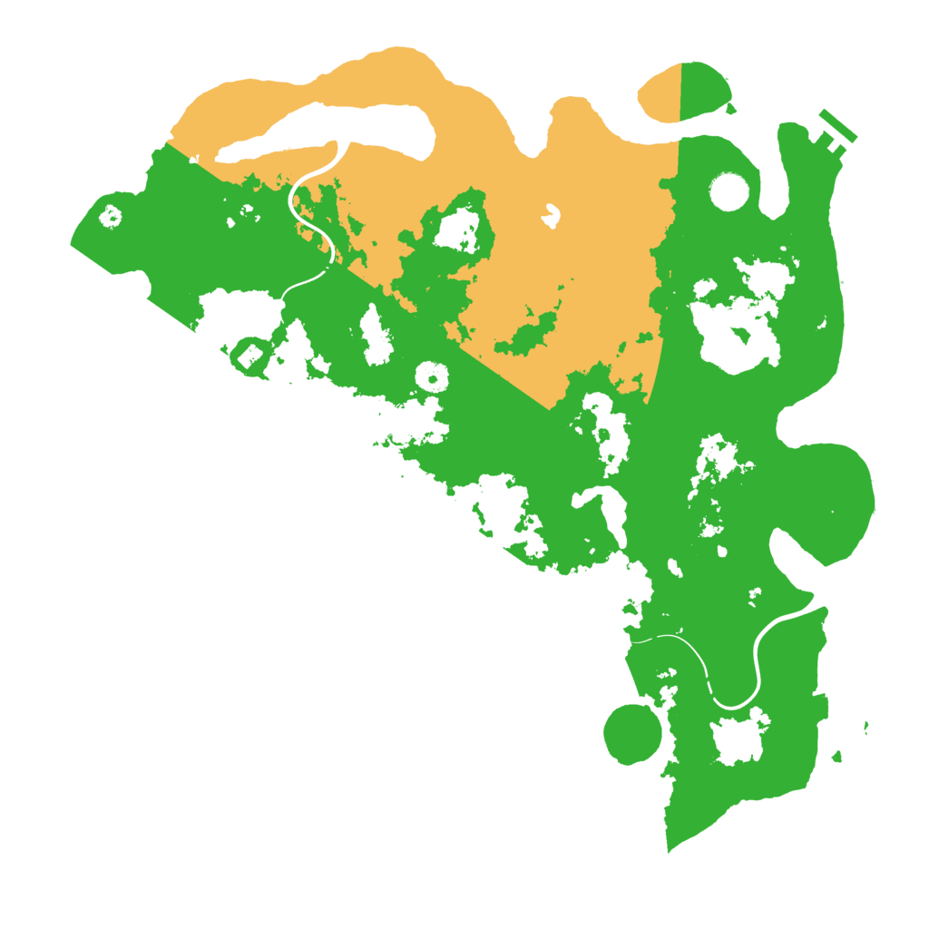 Biome Rust Map: Procedural Map, Size: 4250, Seed: 2007227940