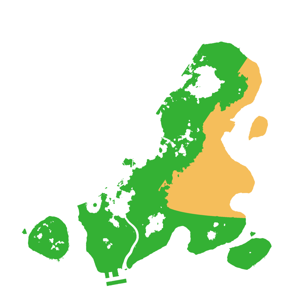 Biome Rust Map: Procedural Map, Size: 3000, Seed: 330804867