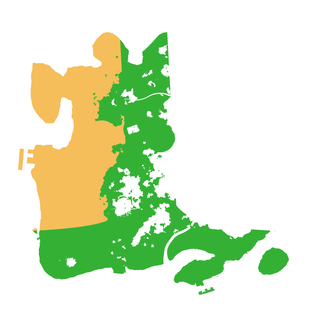 Biome Rust Map: Procedural Map, Size: 3000, Seed: 1461208814