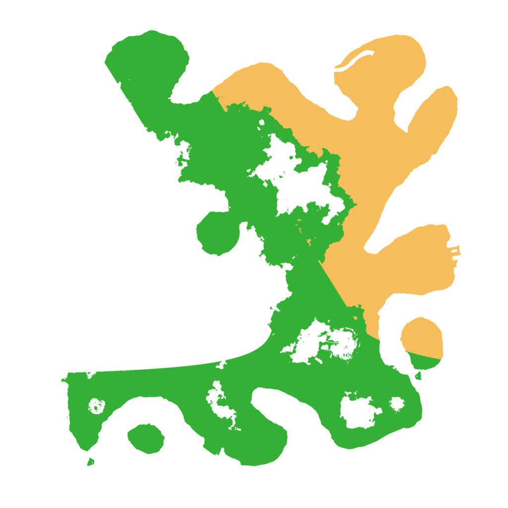 Biome Rust Map: Procedural Map, Size: 3250, Seed: 6879645