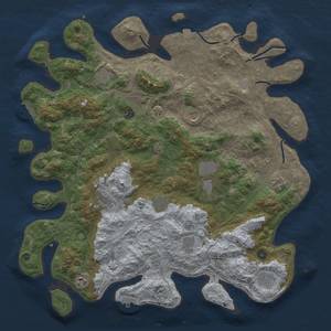 Thumbnail Rust Map: Procedural Map, Size: 4750, Seed: 603569921, 19 Monuments