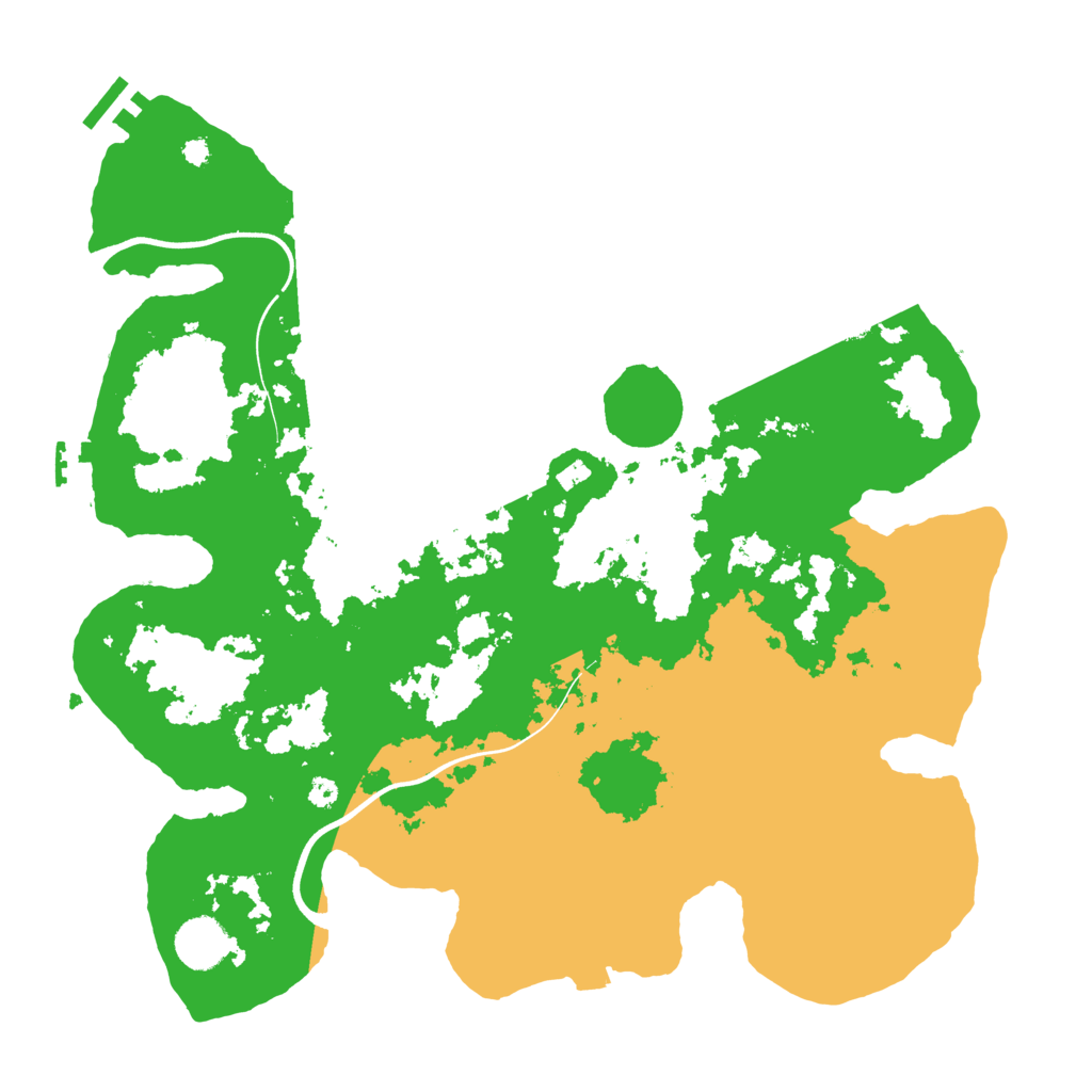 Biome Rust Map: Procedural Map, Size: 3700, Seed: 21032024