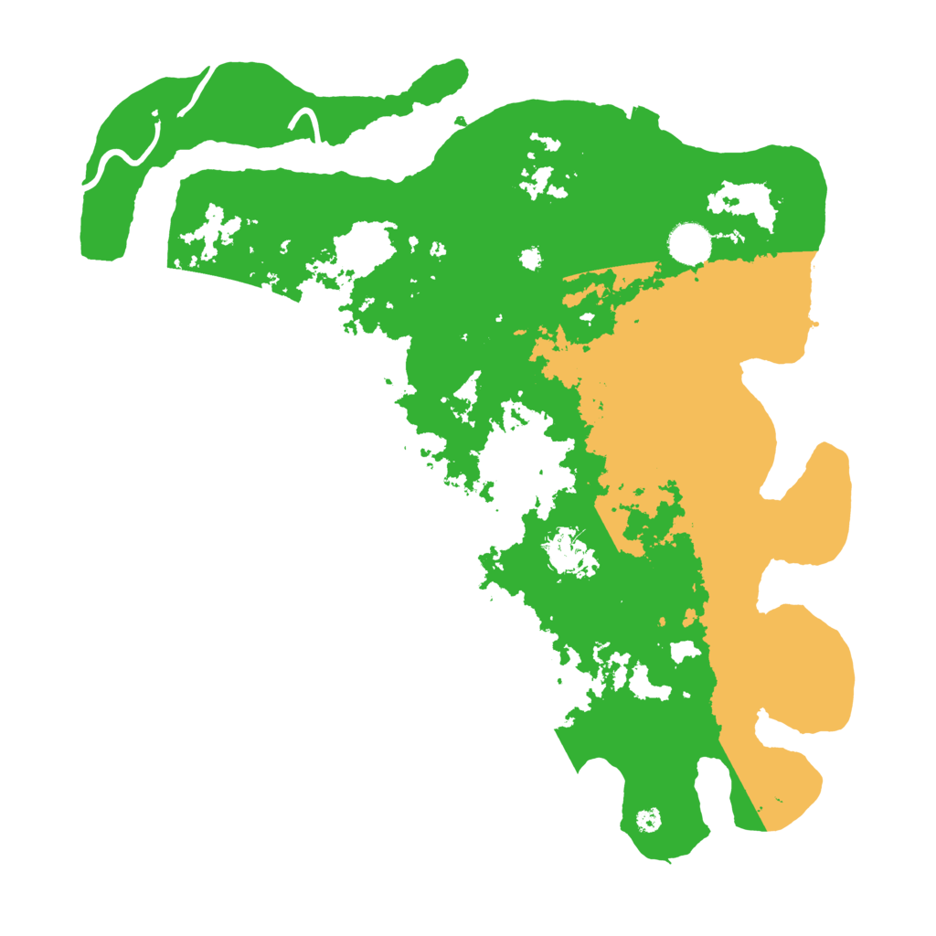 Biome Rust Map: Procedural Map, Size: 3900, Seed: 18486716
