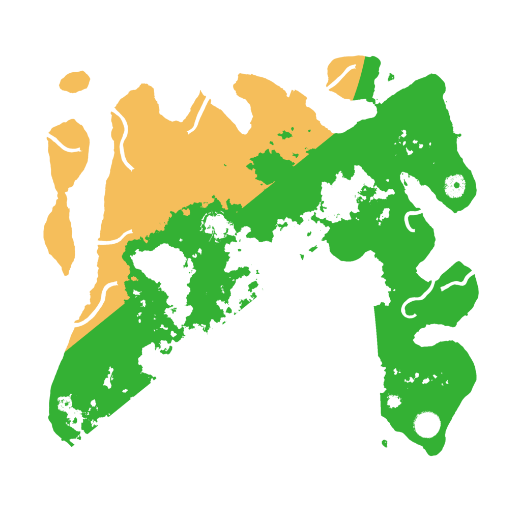 Biome Rust Map: Procedural Map, Size: 3500, Seed: 581943940