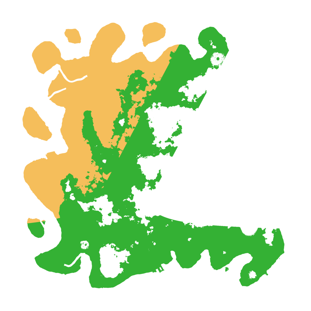 Biome Rust Map: Procedural Map, Size: 3700, Seed: 1335