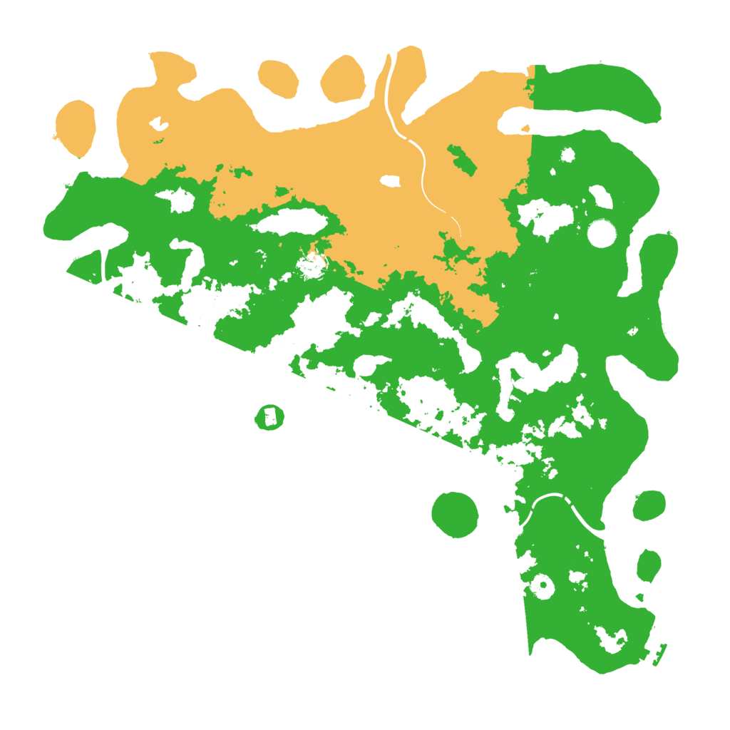 Biome Rust Map: Procedural Map, Size: 4500, Seed: 1238369121