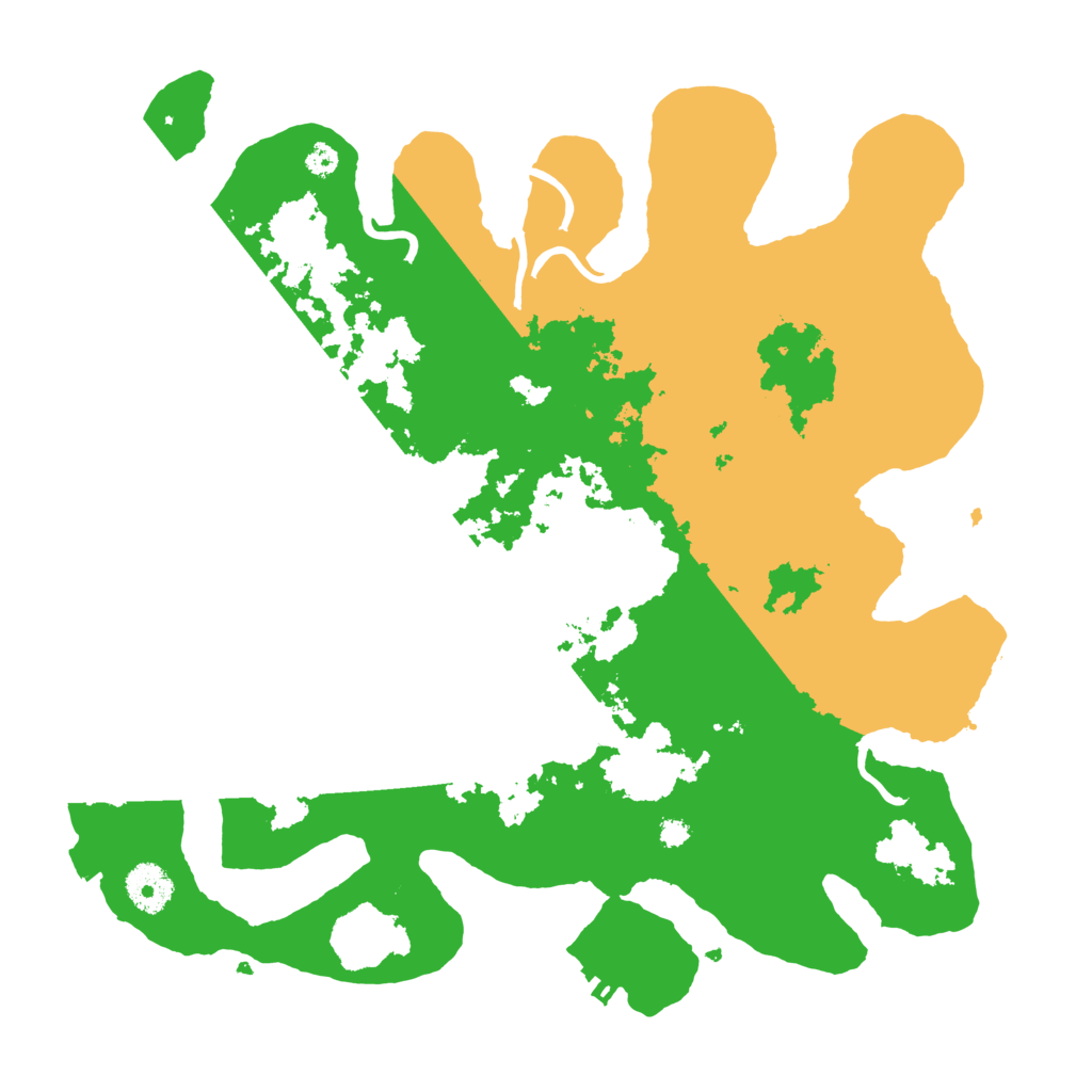 Biome Rust Map: Procedural Map, Size: 3500, Seed: 947148550