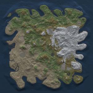 Thumbnail Rust Map: Procedural Map, Size: 4250, Seed: 2094741496, 19 Monuments