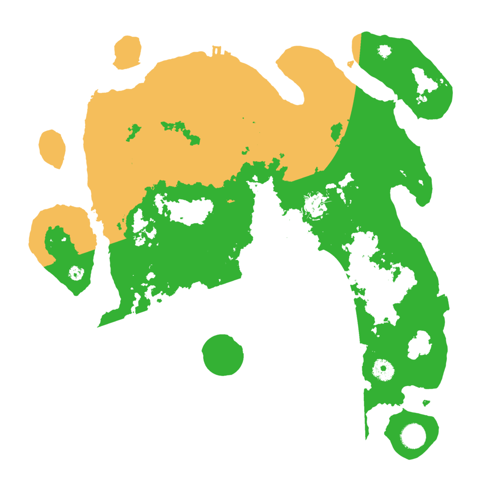 Biome Rust Map: Procedural Map, Size: 3500, Seed: 454511441