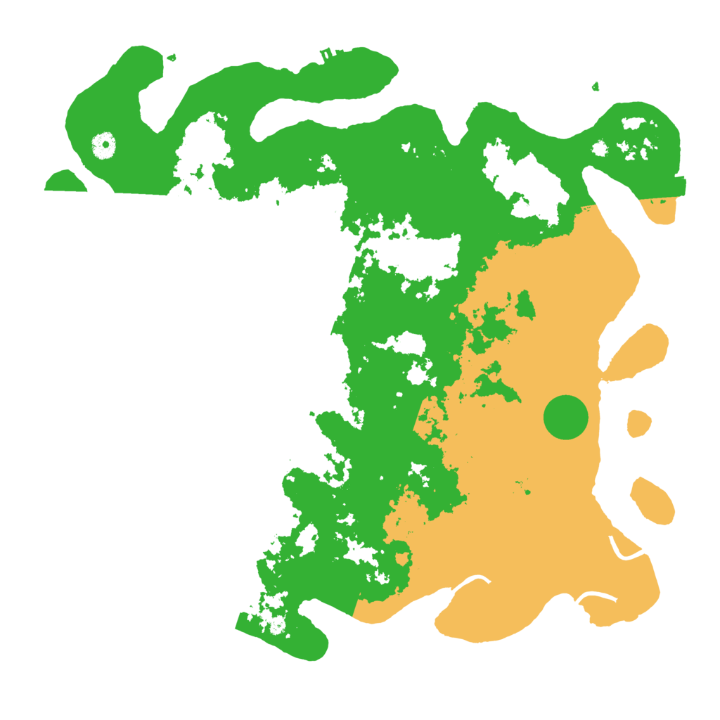 Biome Rust Map: Procedural Map, Size: 4250, Seed: 109081239