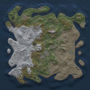 Thumbnail Rust Map: Procedural Map, Size: 4250, Seed: 109081239, 18 Monuments