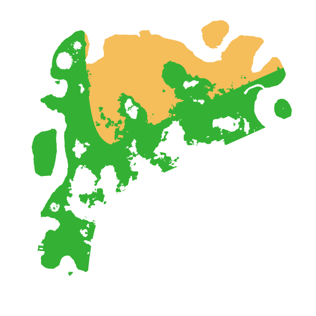 Biome Rust Map: Procedural Map, Size: 3500, Seed: 35649