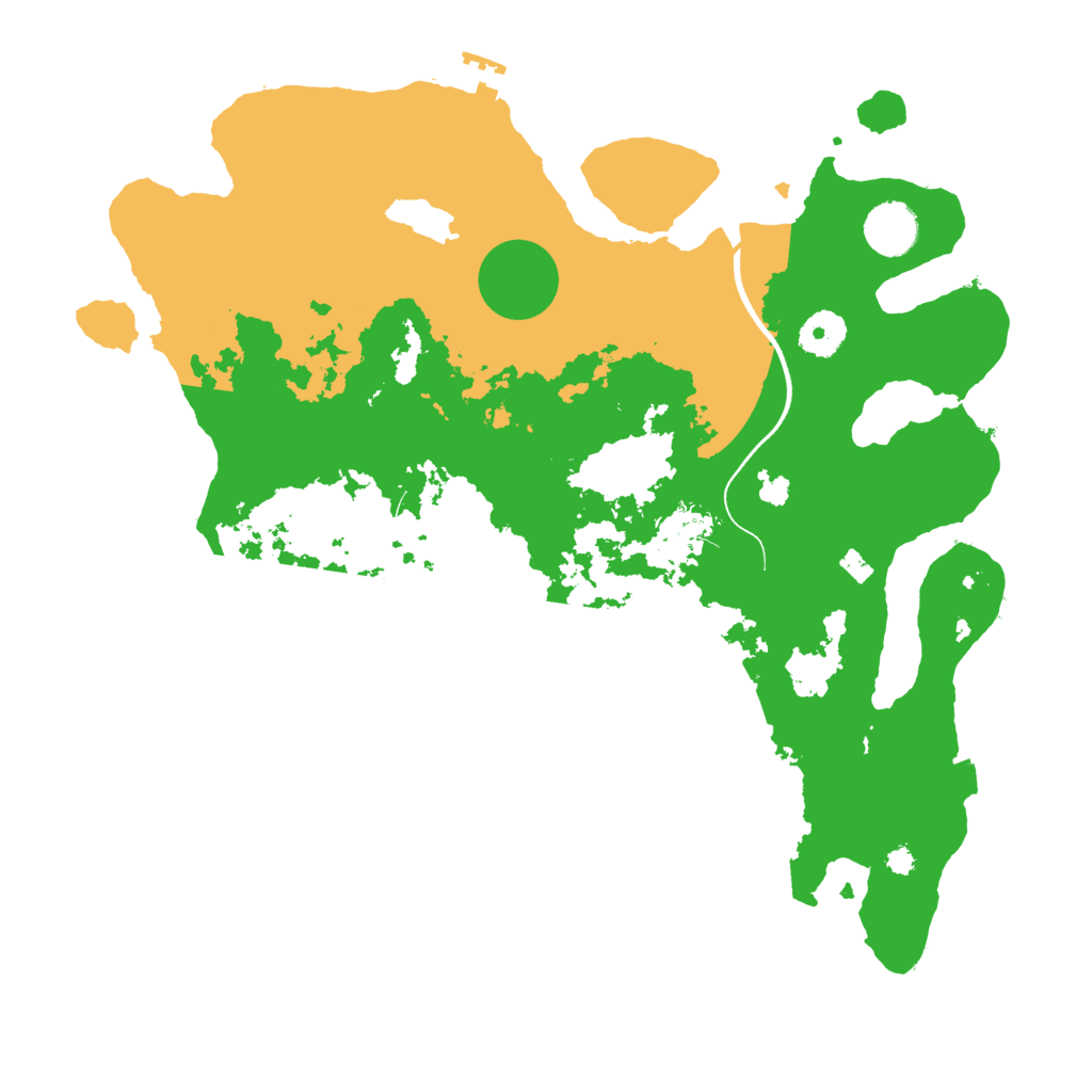 Biome Rust Map: Procedural Map, Size: 3600, Seed: 39741269