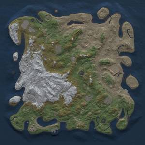 Thumbnail Rust Map: Procedural Map, Size: 4500, Seed: 1001546539, 19 Monuments