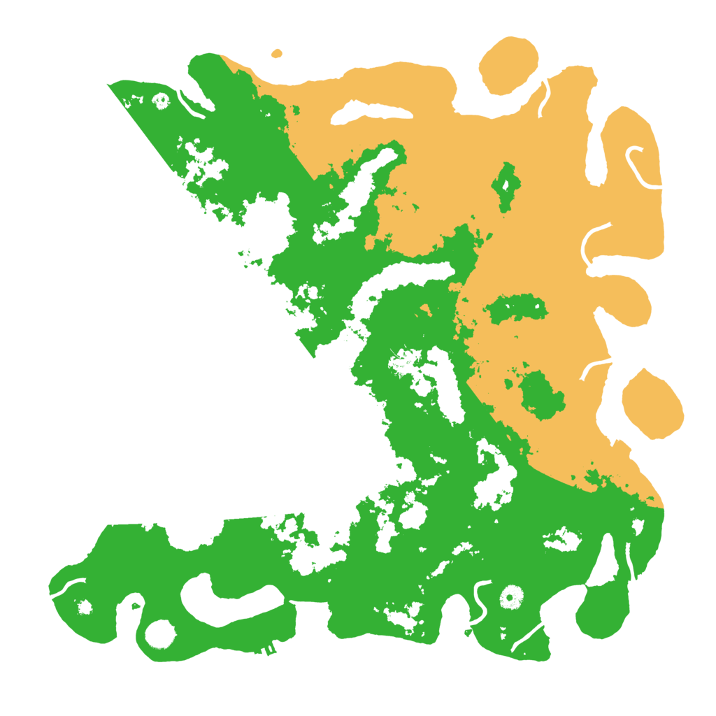Biome Rust Map: Procedural Map, Size: 4500, Seed: 1001546539