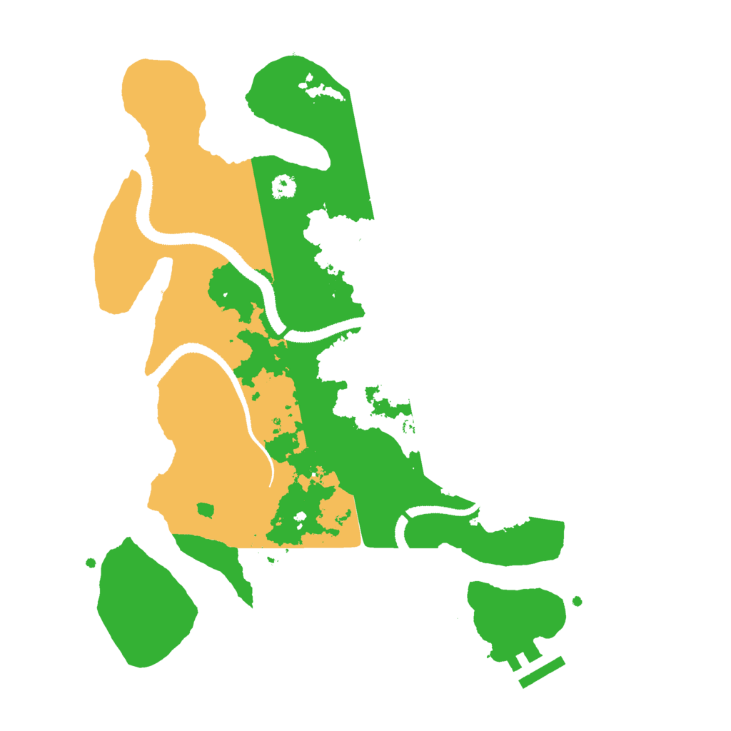 Biome Rust Map: Procedural Map, Size: 3000, Seed: 685960197