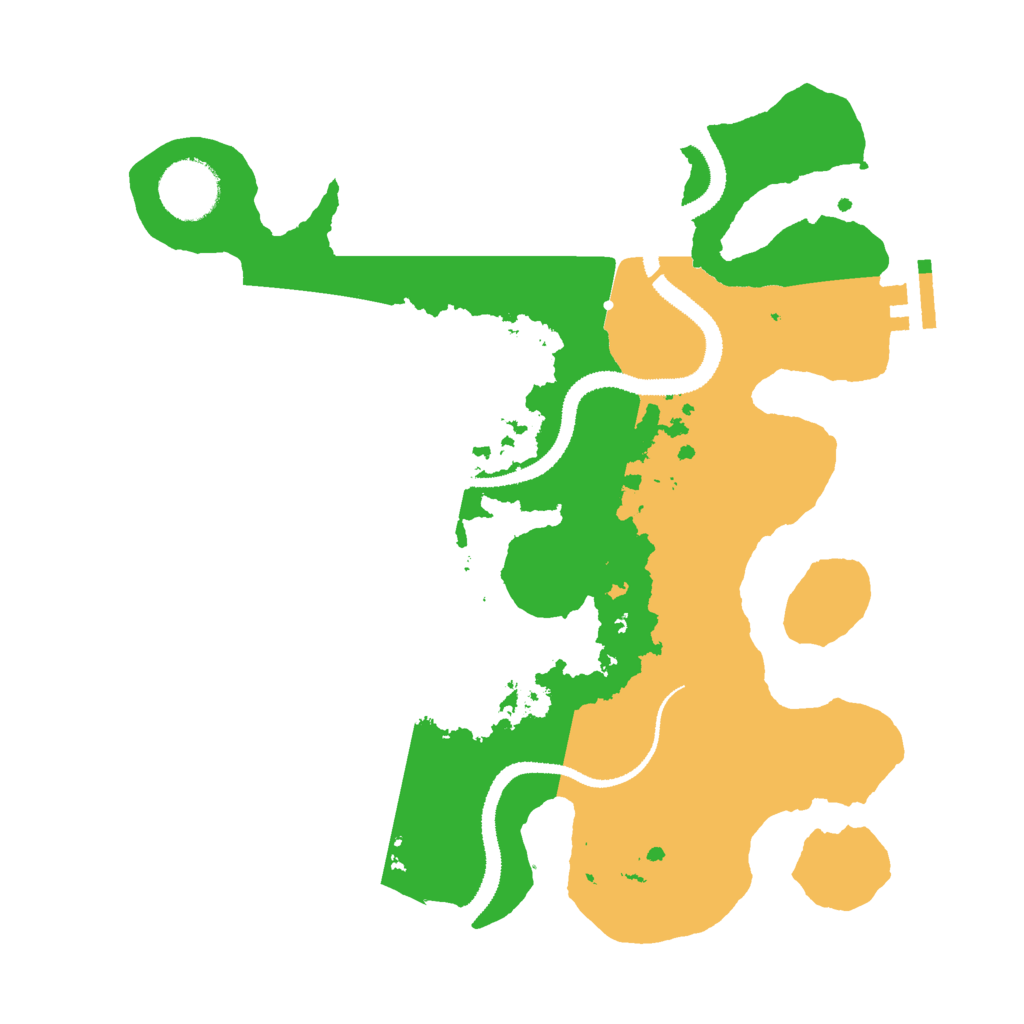 Biome Rust Map: Procedural Map, Size: 3000, Seed: 26148