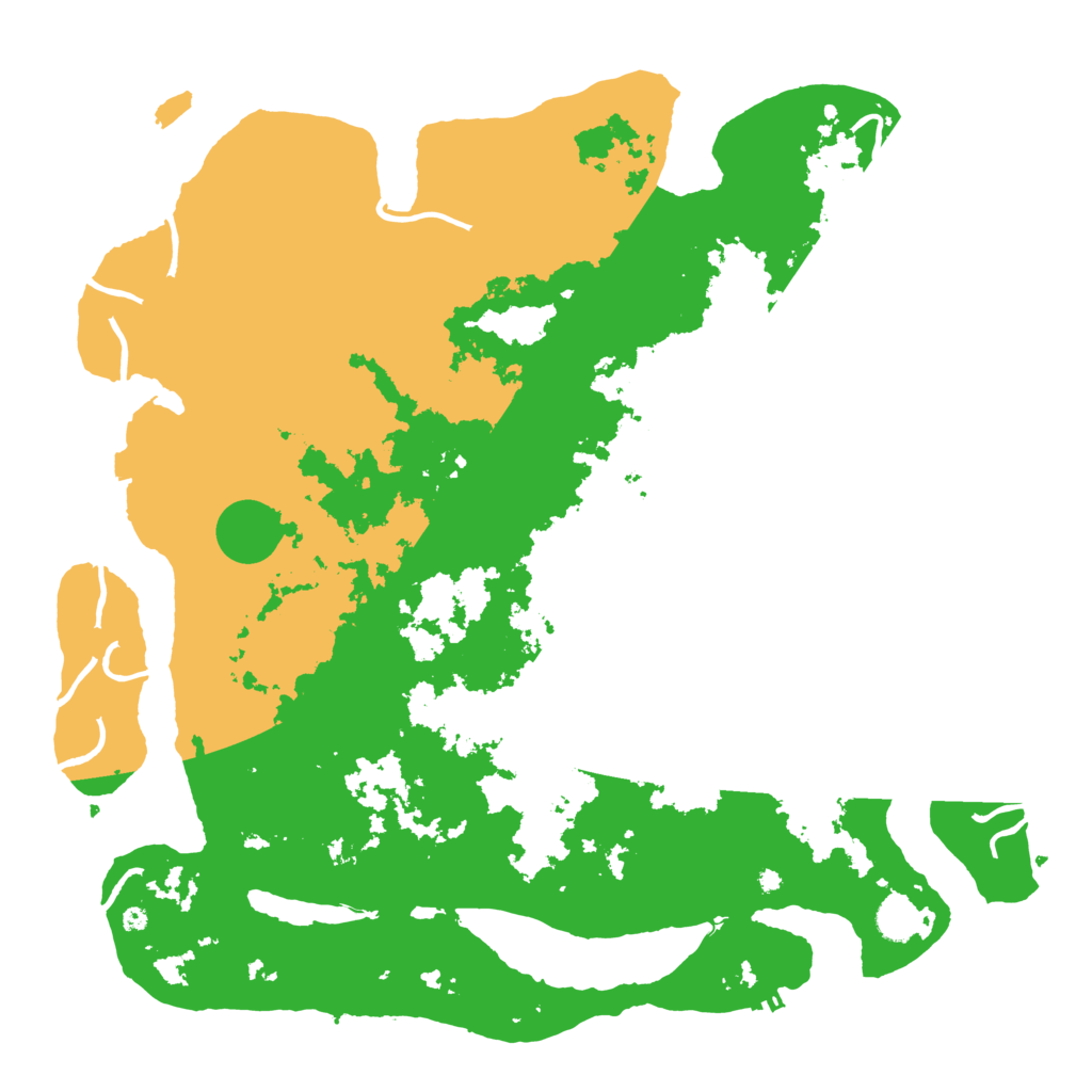 Biome Rust Map: Procedural Map, Size: 4500, Seed: 83755222