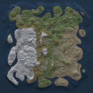 Thumbnail Rust Map: Procedural Map, Size: 4250, Seed: 384712476, 19 Monuments