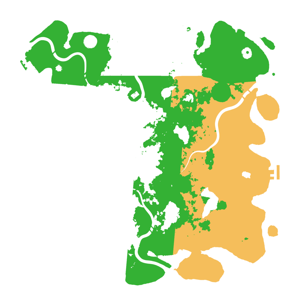 Biome Rust Map: Procedural Map, Size: 4250, Seed: 384712476
