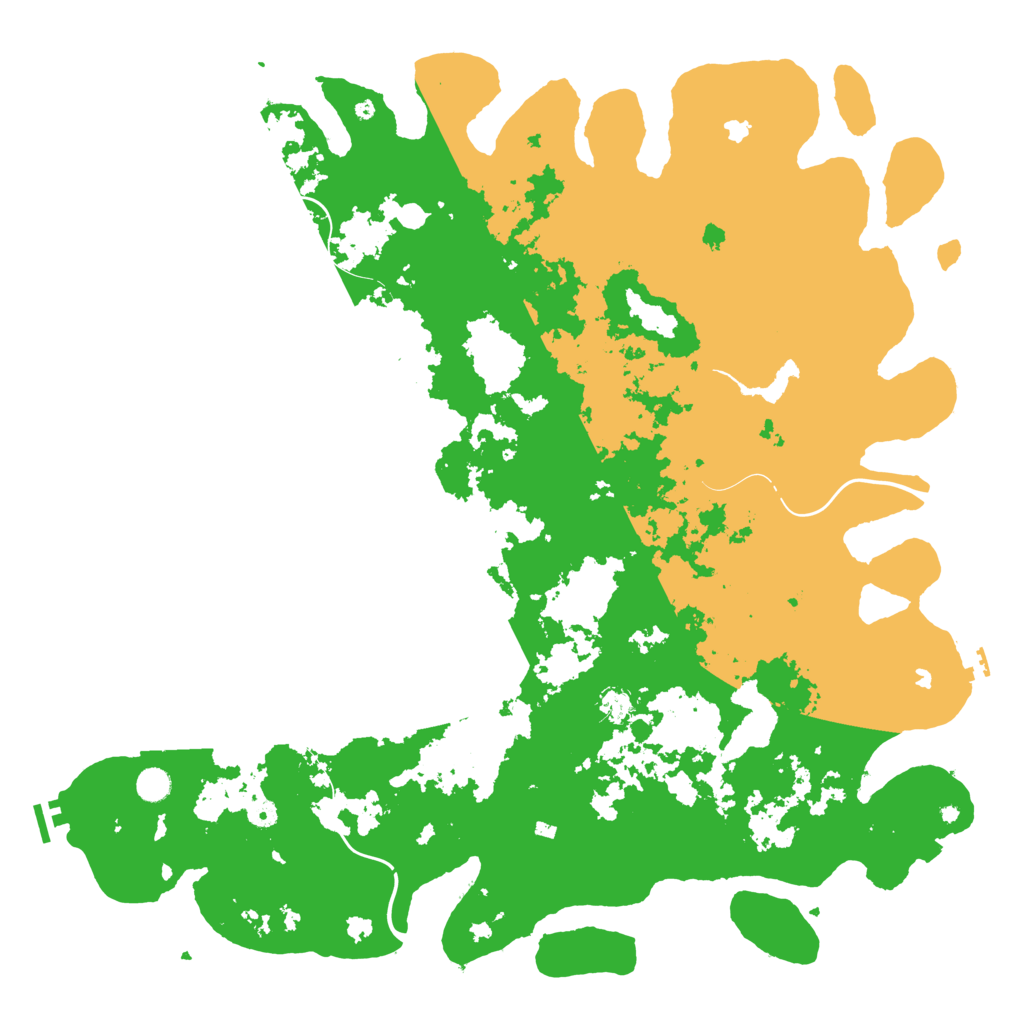 Biome Rust Map: Procedural Map, Size: 5250, Seed: 123456