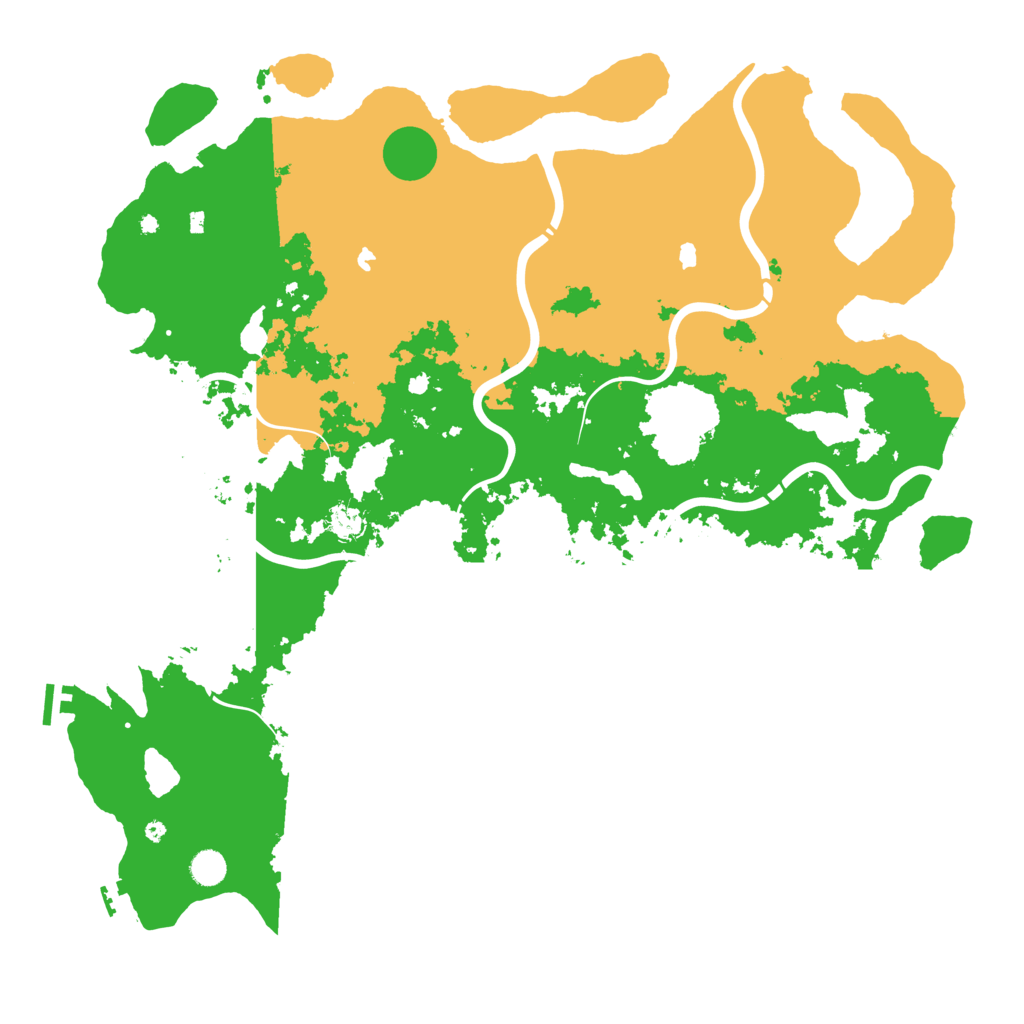 Biome Rust Map: Procedural Map, Size: 5000, Seed: 1744403307