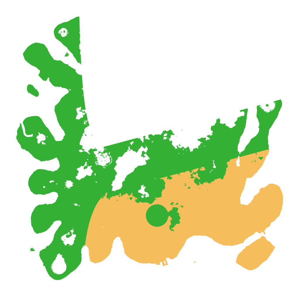 Biome Rust Map: Procedural Map, Size: 3550, Seed: 23388054