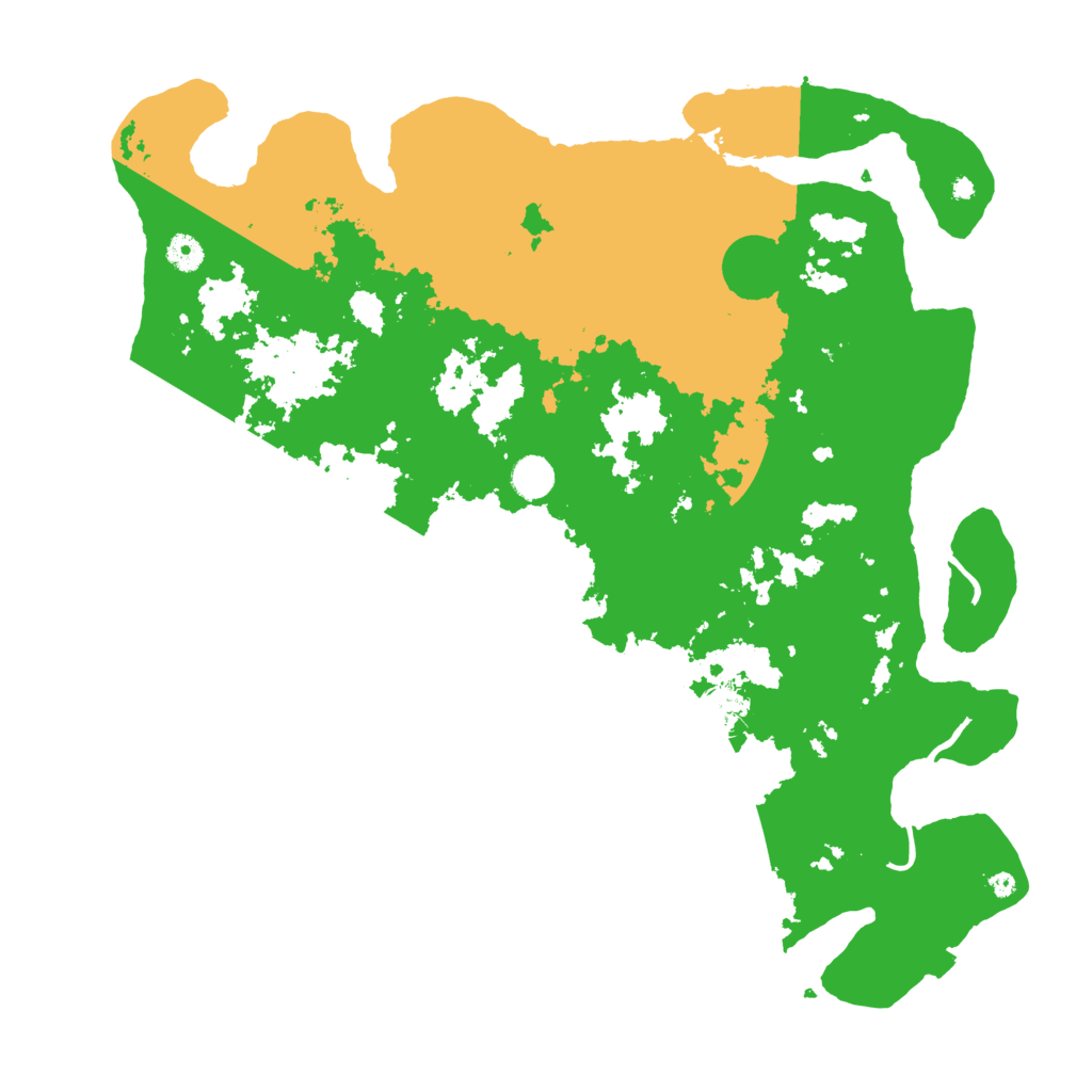 Biome Rust Map: Procedural Map, Size: 4500, Seed: 236818810