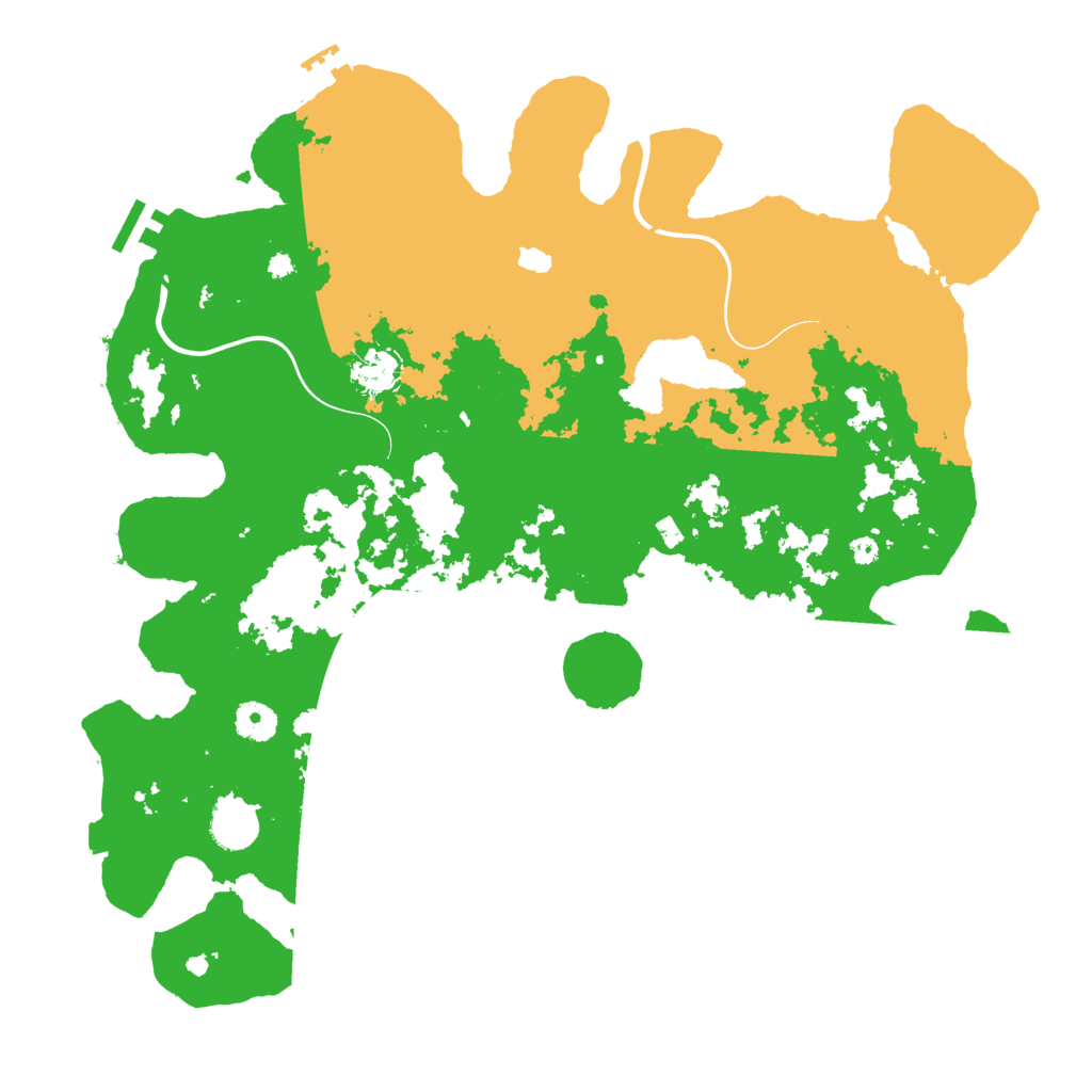 Biome Rust Map: Procedural Map, Size: 4000, Seed: 845687561