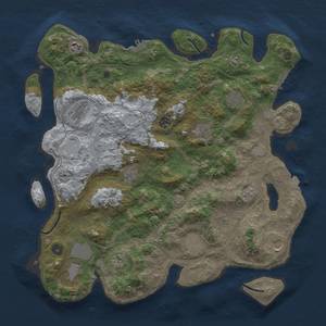 Thumbnail Rust Map: Procedural Map, Size: 4250, Seed: 1385981286, 19 Monuments