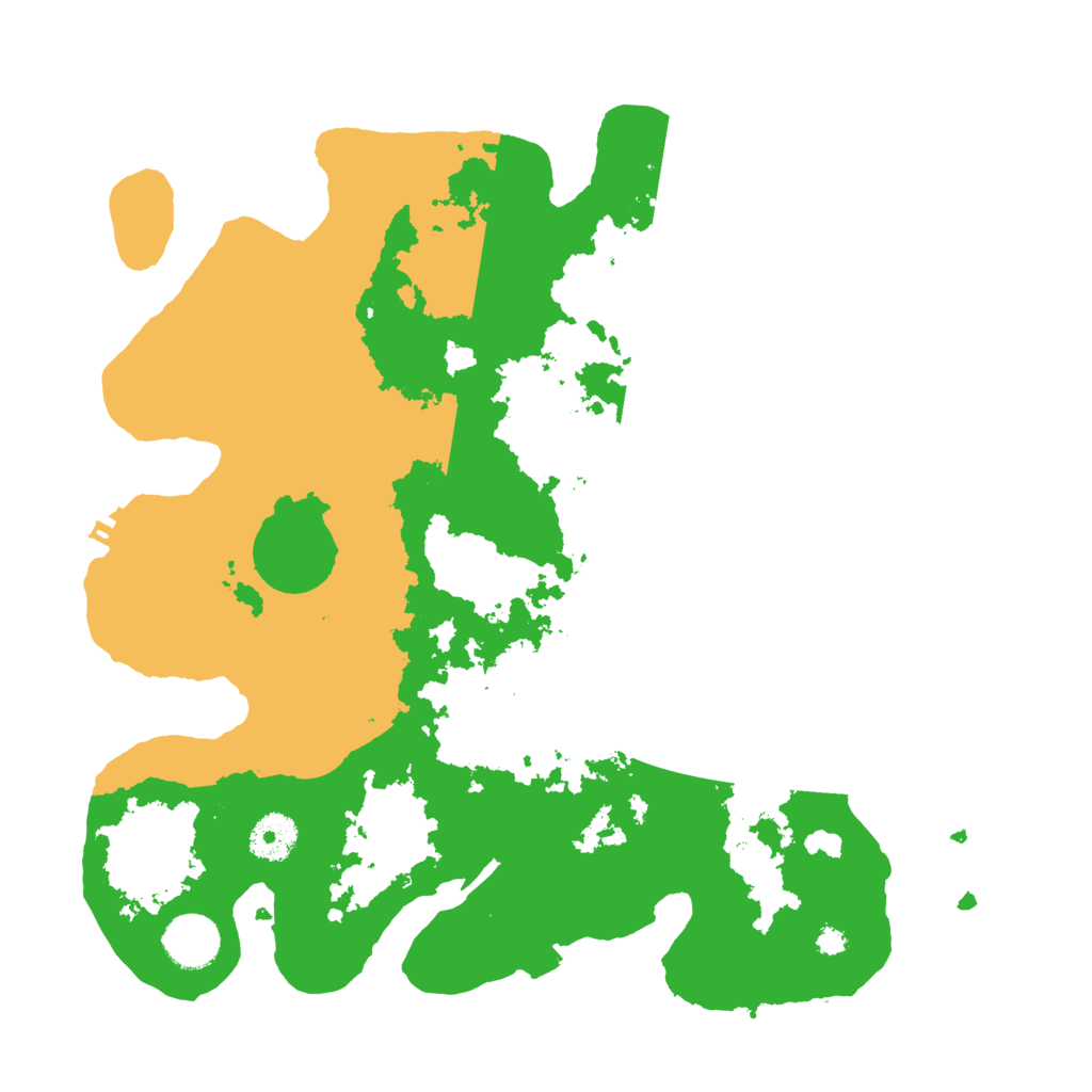 Biome Rust Map: Procedural Map, Size: 3500, Seed: 2026578678