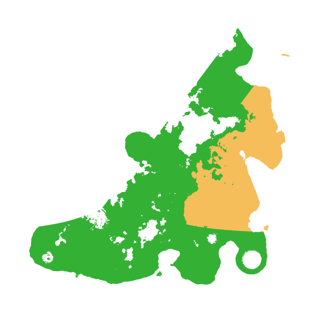 Biome Rust Map: Procedural Map, Size: 3000, Seed: 31295